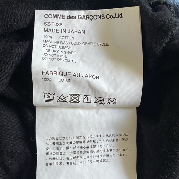 COMME DES GARÇONS Logo Long Sleeve - Picture 6 of 7